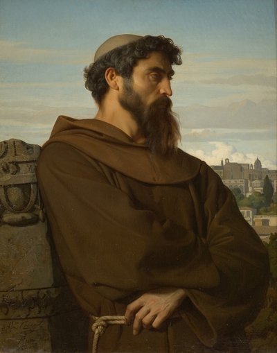 El monje romano de Alexandre Cabanel